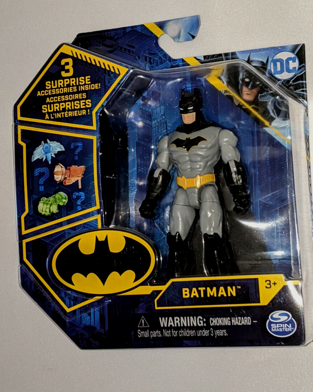 DC Batman Surprise Accessories Gray Spin Masters Yellow belt